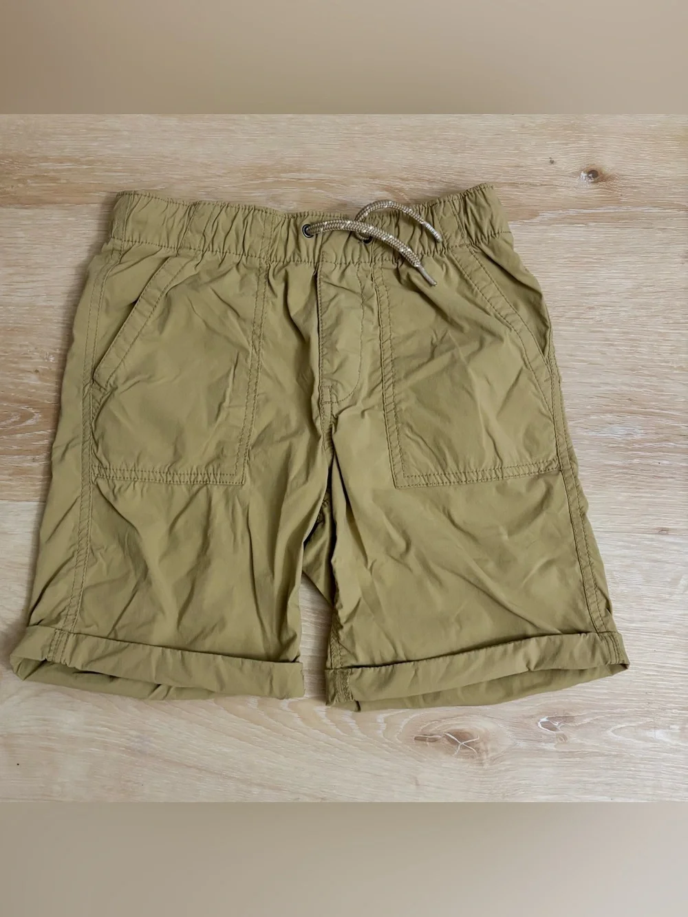 GAP Kids Casual Drawstring Shorts in Khaki
